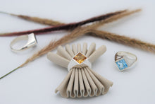 Load image into Gallery viewer, Fancy Gemset Signet style ring Ai227