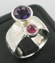 Load image into Gallery viewer, Gemstone Pattern Ring Ai162
