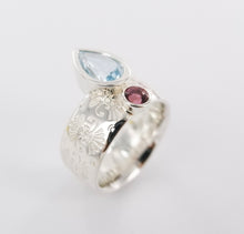 Load image into Gallery viewer, Gemstone Pattern Ring Ai162