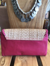 Load image into Gallery viewer, Fuchsia Mandala Clutch