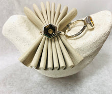 Load image into Gallery viewer, Facetted Band Ring with large Hexagon stone  Ai261H