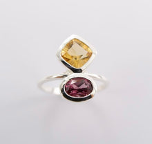 Load image into Gallery viewer, Duo stone  Ring Ai151