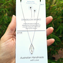 Load image into Gallery viewer, Dandelion Wish Sterling Silver Necklaces