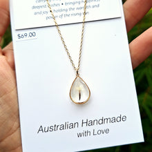 Load image into Gallery viewer, Dandelion Wish 14k Gold Plated Necklaces