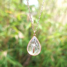 Load image into Gallery viewer, Dandelion Wish 14k Gold Plated Necklaces