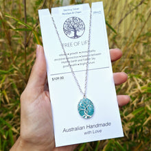 Load image into Gallery viewer, Tree of Life Necklace in Sterling Silver
