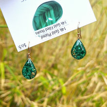 Load image into Gallery viewer, Malachite Earrings