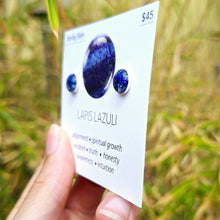 Load image into Gallery viewer, Lapis Lazuli Stud Earrings