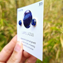 Load image into Gallery viewer, Lapis Lazuli Stud Earrings