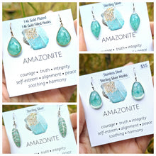 Load image into Gallery viewer, Amazonite Earrings