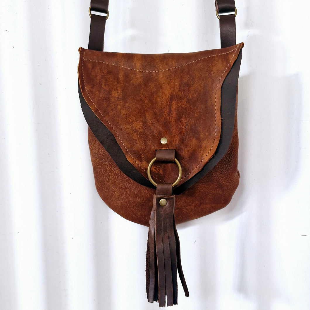 Leather Tassel Bag