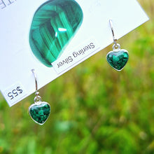 Load image into Gallery viewer, Malachite Earrings