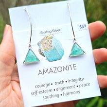 Load image into Gallery viewer, Amazonite Earrings