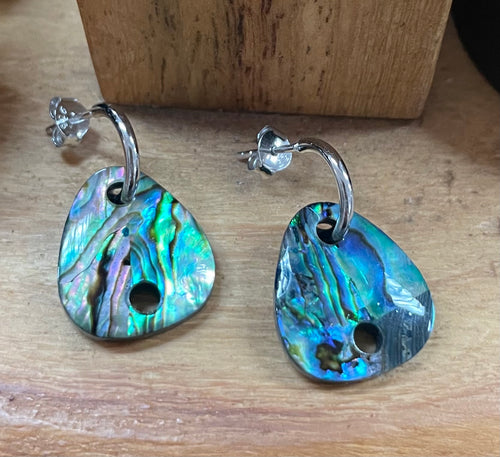 Paua Shell Earrings Ai