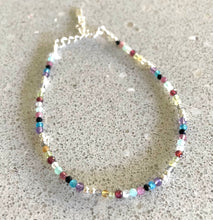 Load image into Gallery viewer, Delicate gemstone necklace &amp; bracelet AI184BG