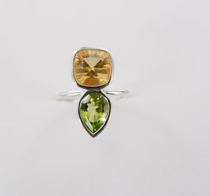 Duo stone  Ring Ai151