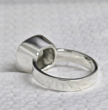 Load image into Gallery viewer, Green Amethyst Ring in silver Ai288s