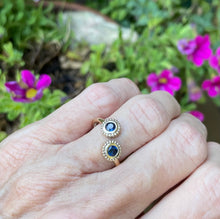 Load image into Gallery viewer, Sapphire Blossom ring
