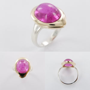 Seed ring with Rubellite