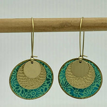 Load image into Gallery viewer, Libby-Lou Brass Earrings
