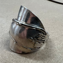 Load image into Gallery viewer, SS Recycled Spoon Silver Plated Ring