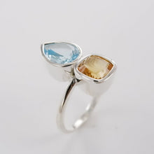 Load image into Gallery viewer, Duo stone  Ring Ai151