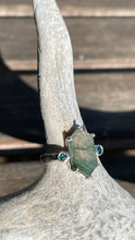 Load image into Gallery viewer, Moss Agate Dreaming Ring Ai