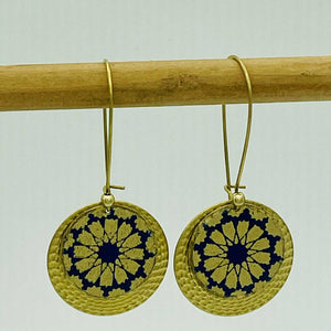 Libby-Lou Brass Earrings