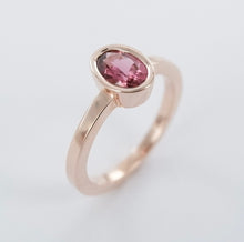 Load image into Gallery viewer, Pink Rose Tourmaline Ring Ai290T