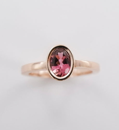 Pink Rose Tourmaline Ring Ai290T