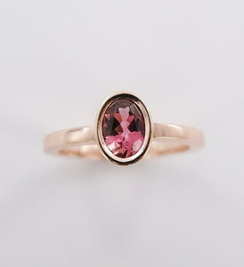 Pink Rose Tourmaline Ring Ai290T