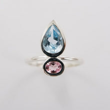Load image into Gallery viewer, Duo stone  Ring Ai151