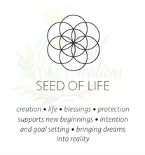 Load image into Gallery viewer, Seed of Life Necklace in Sterling Silver