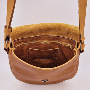 Leather Fur Bag