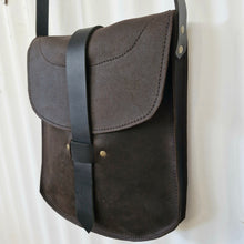 Load image into Gallery viewer, Charcoal Leather Bag