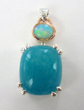 Load image into Gallery viewer, Opal and Amazonite Pendant Ai67