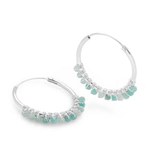 Load image into Gallery viewer, Andi&amp;Co Gemstone Hoops Ai184A