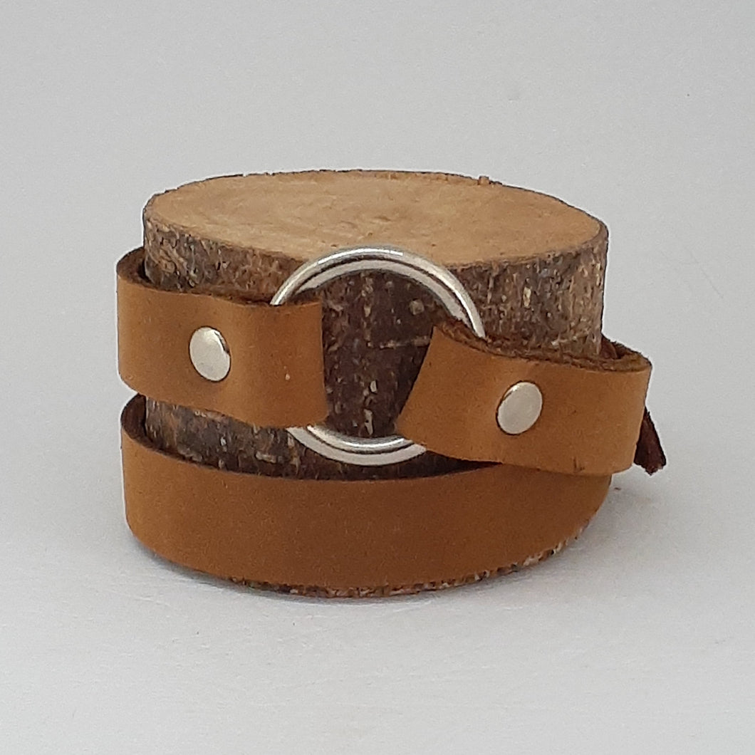 Leather Double Wristband