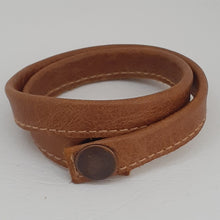 Load image into Gallery viewer, Leather Wrapped Wristbands