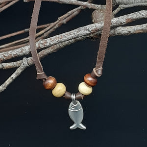Kid's Leather Necklace
