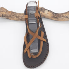 Load image into Gallery viewer, Leather Greek Sandals
