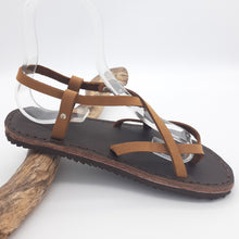 Load image into Gallery viewer, Leather Greek Sandals