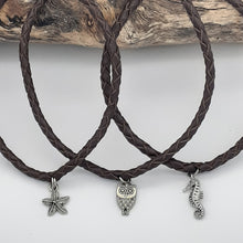 Load image into Gallery viewer, Leather Plaited Anklet