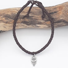 Load image into Gallery viewer, Leather Plaited Anklet