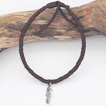 Load image into Gallery viewer, Leather Plaited Anklet