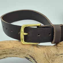 Load image into Gallery viewer, Buffalo Leather Belts Classic Brass