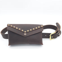 Load image into Gallery viewer, Leather Money Belt Pouch