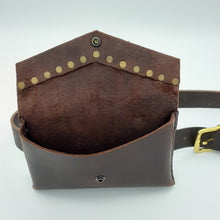 Load image into Gallery viewer, Leather Money Belt Pouch