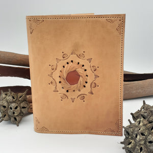 Leather Gemstone A5 Journal