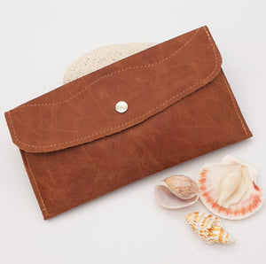 Gemstone Leather Purse